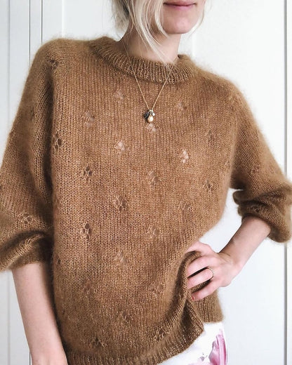 Fortune Sweater | délicat porte-bonheur en Tynn Silk Mohair de Sandnes Garn