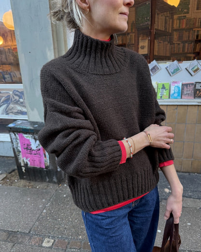 Hannah Sweater O-Neck | lässiger oversize Sweater aus Atlas von PetiteKnit