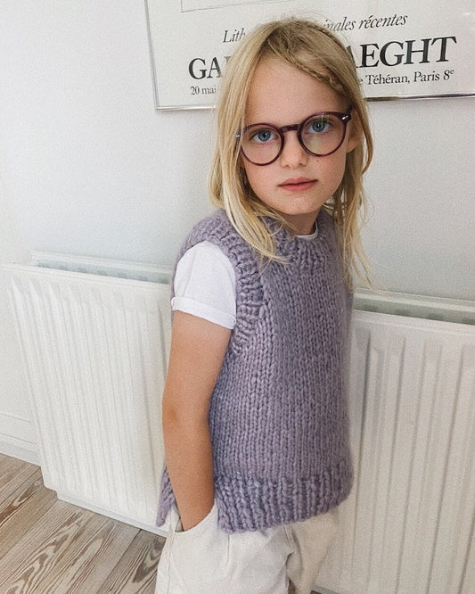 Holiday Slipover von PetiteKnit mit KOS und Tynn Silk Mohair von Sandnes Garn 1