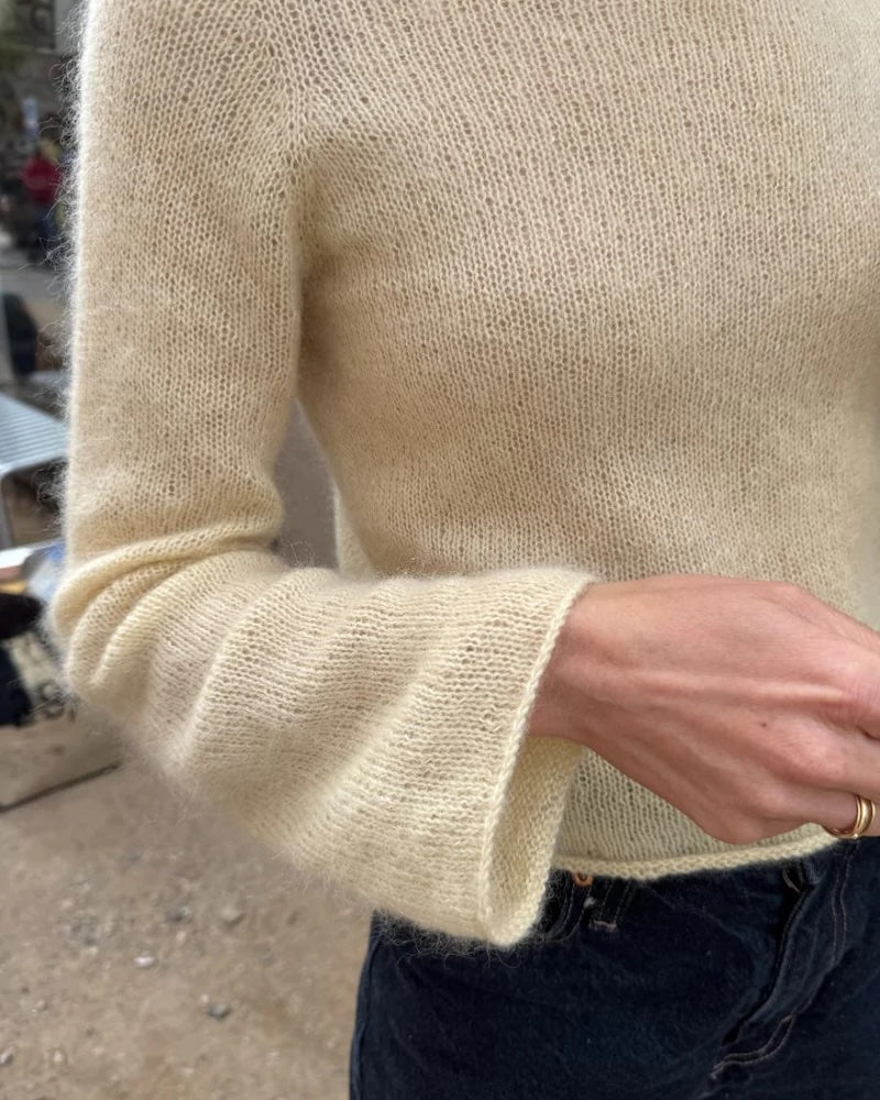 PetiteKnit Ivy Blouse einfädig mit Ecopuno von Lana Grossa 5