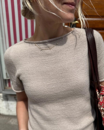 Ivy Tee von PetiteKnit mit Tynn Line von Sandnes Garn 1