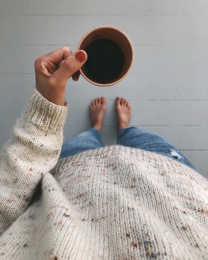 No Frills Sweater | casual classic made from Sunday and Primo Tynn Silk Mohair by Sandnes Garn