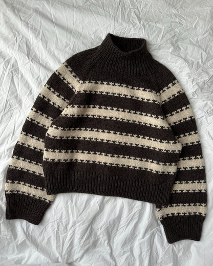PetiteKnit Key Sweater mit Peer Gynt und Alpakka Folgetrad von Sandnes Garn 3