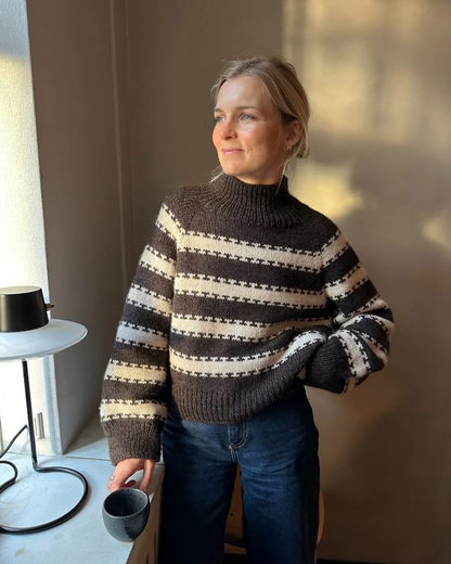 PetiteKnit Key Sweater mit Peer Gynt und Alpakka Folgetrad von Sandnes Garn 5