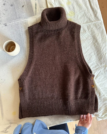 PetiteKnit Lulu Slipover Chunky mit Peer Gynt und Alpakka Folgetrad von Sandnes Garn 2