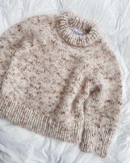 Marble Sweater | super cozy warm made from Kos, Alpakka Ull, Peer Gynt, and Ballerina Chunky by Sandnes