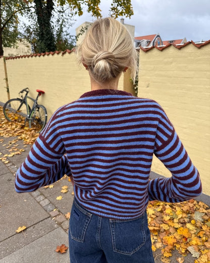 Olga Blouse - Sandnes Edition | luxuriöse Streifen aus Cashmere von Sandnes Garn