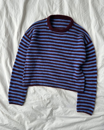 Olga Blouse - Sandnes Edition | luxuriöse Streifen aus Cashmere von Sandnes Garn