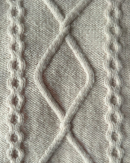 Saga Sweater | Enchanting cable pattern from Atlas by Sandnes Garn