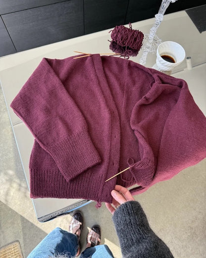 PetiteKnit Scarlet Cardigan mit Double Sunday / by PetiteKnit von Sandnes Garn 6