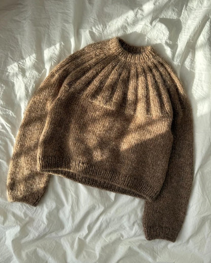 Sunday Sweater | cozy soft sweater with Kos and Tynn Silk Mohair from Sandnes Garn