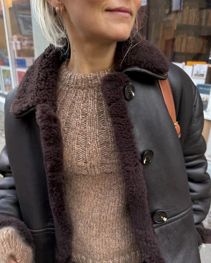 Sunday Sweater | cozy soft sweater with Kos and Tynn Silk Mohair from Sandnes Garn