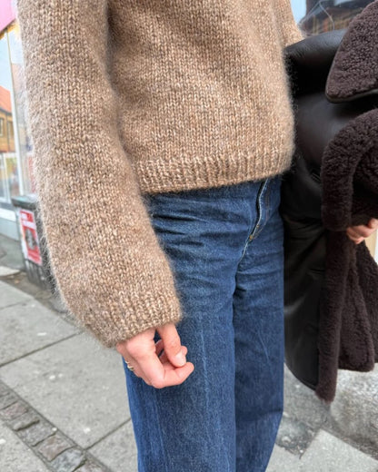 Sunday Sweater | cozy soft sweater with Kos and Tynn Silk Mohair from Sandnes Garn