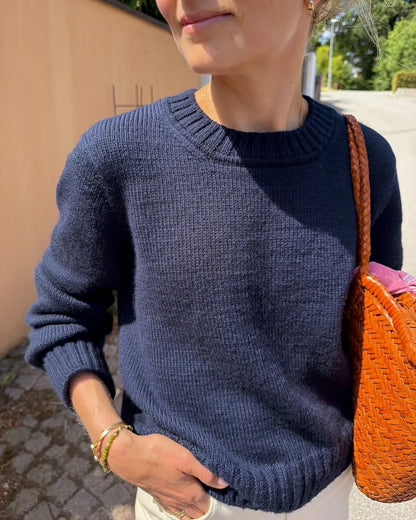 Vega Sweater | klassieke trui van Double Sunday van Sandnes Garn