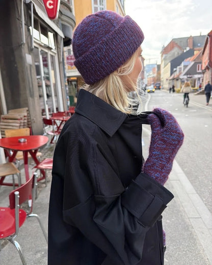 Yoko Set | beautiful hat with matching mittens made from Alpakka Ull and Alpakka Folgetrad by Sandnes Garn