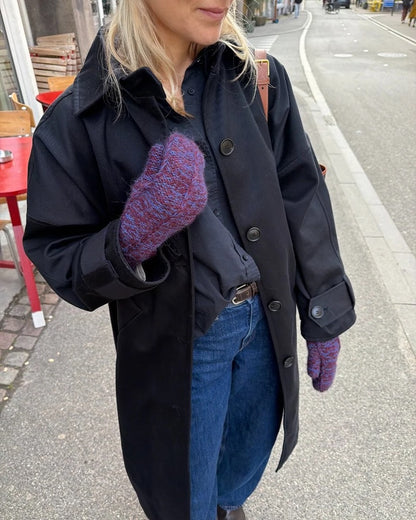 Yoko Set | beautiful hat with matching mittens made from Alpakka Ull and Alpakka Folgetrad by Sandnes Garn