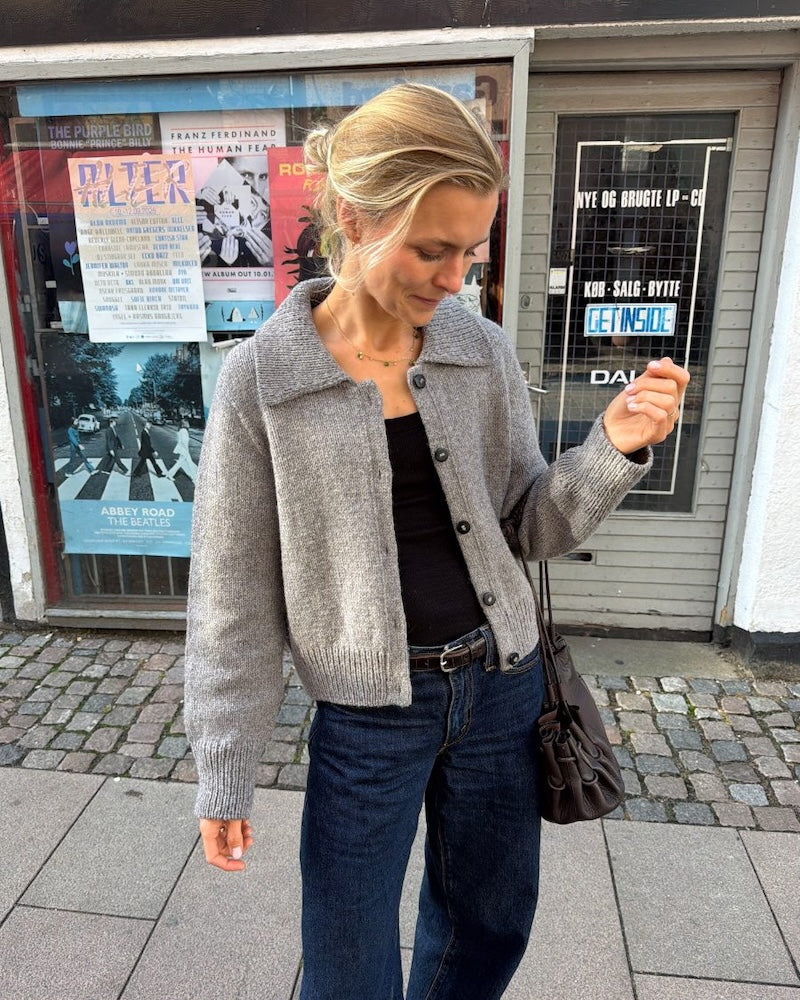 Petra Jacket | eleganta silta jaka no Heavy Merino dzijas, zīmols Knitting for Olive