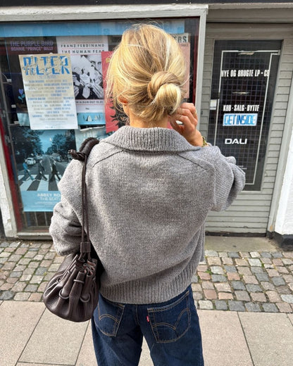 Petra Jacket | eleganta silta jaka no Heavy Merino dzijas, zīmols Knitting for Olive