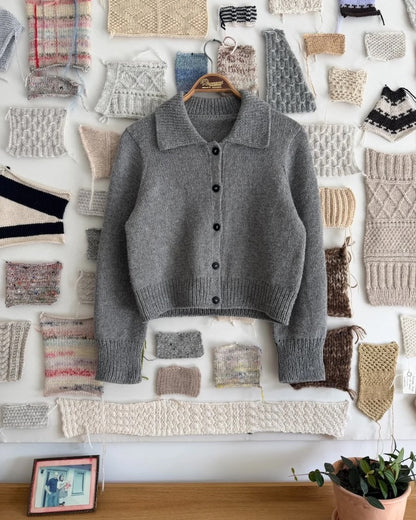 Petra Jacket | eleganta silta jaka no Heavy Merino dzijas, zīmols Knitting for Olive