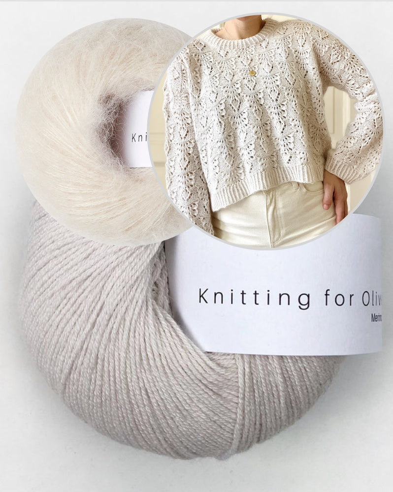 Kolibri by Johanna Pierre Sweater mit Merino und Soft Silk Mohair von Knitting for Olive 14