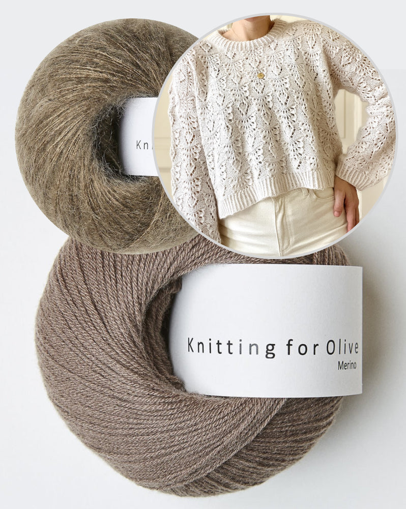 Kolibri by Johanna Pierre Sweater mit Merino und Soft Silk Mohair von Knitting for Olive 16