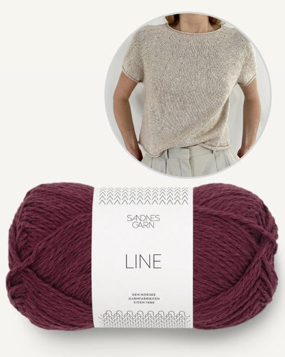 Plain Yoke Tee | from Line also for beginners 