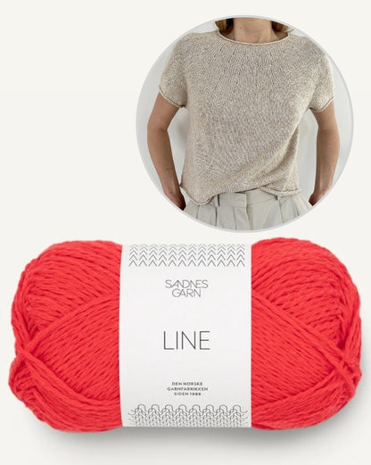 Plain Yoke Tee | from Line also for beginners 