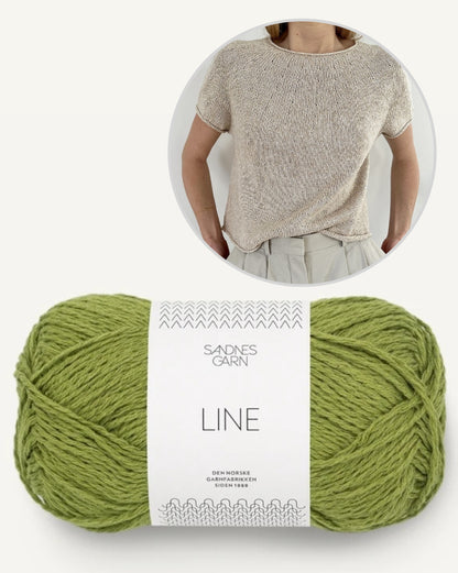 Plain Yoke Tee | from Line also for beginners 