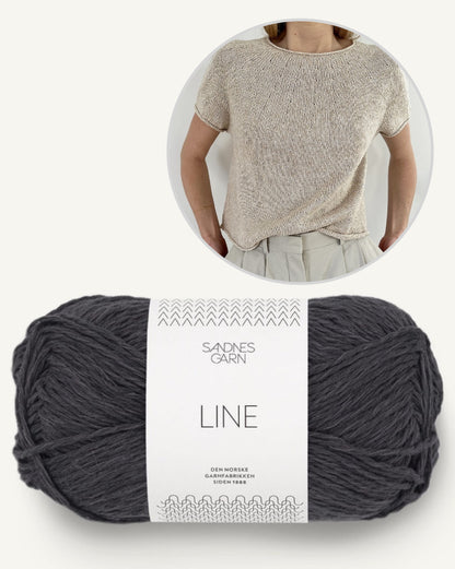 Plain Yoke Tee | from Line also for beginners 