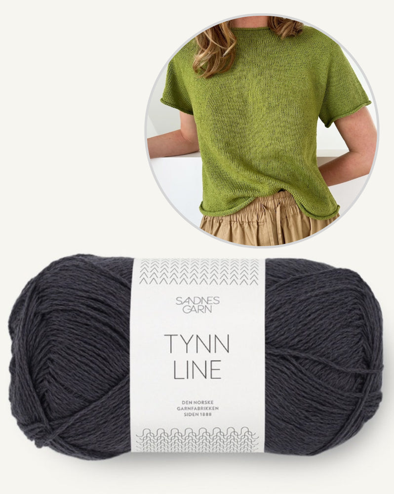 LeKnit Plain Yoke Tee 28 Sandnes Edition mit Tynn Line von Sandnes Garn 6