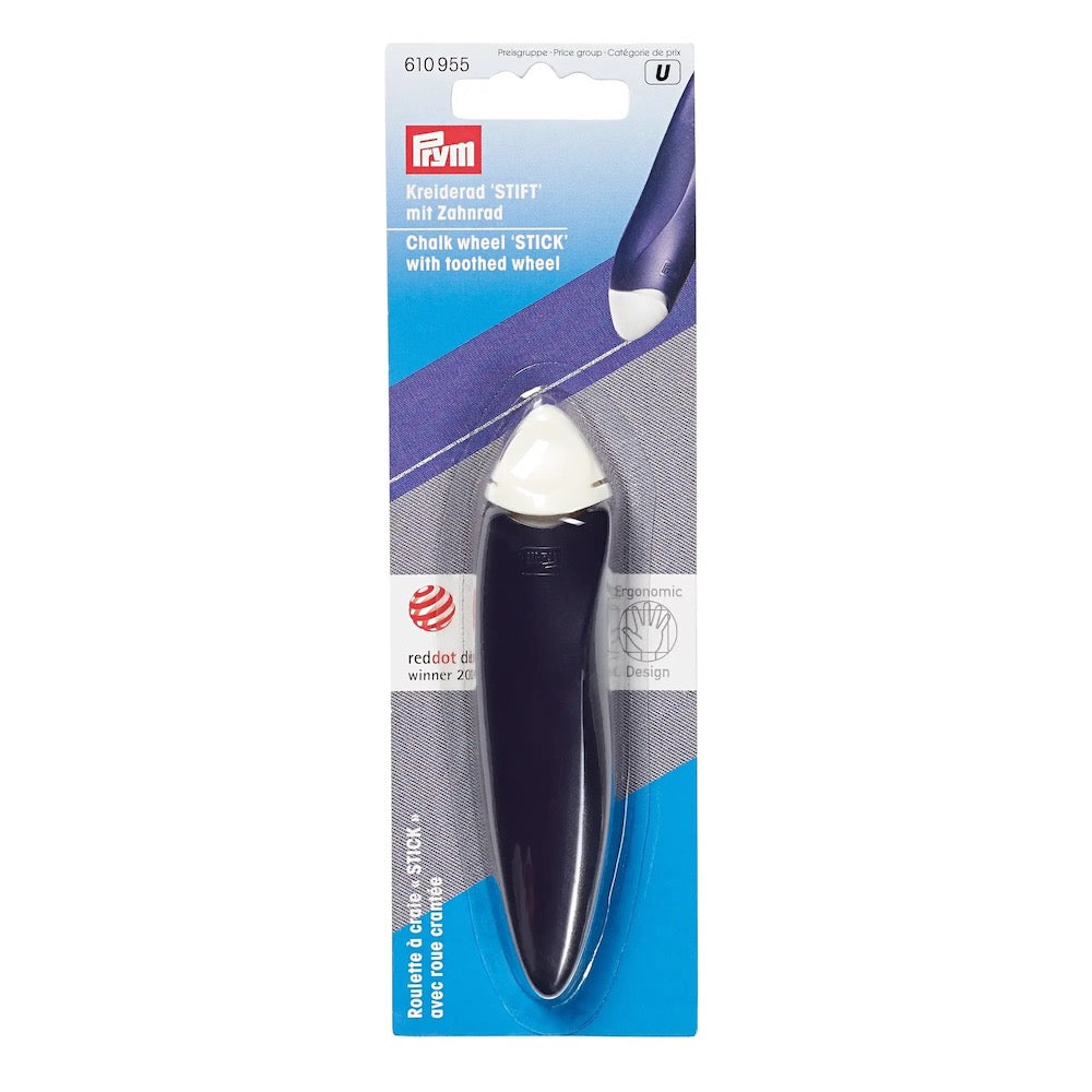 Prym, Kreiderad Stift, lila, Ansicht mit Verpackung