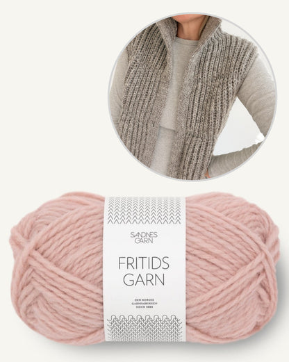 Puffer veste | pūkaina veste no Sandnes Garn Fritidsgarn dzijas