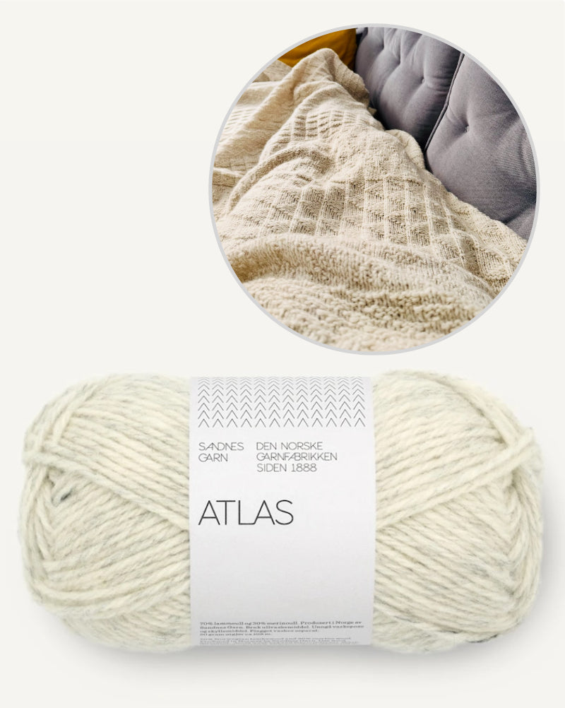 Rabea von gute-garne Jahresdecke mit Atlas von Sandnes Garn 20