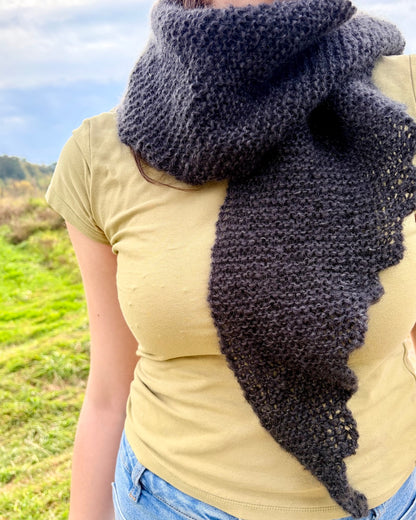 Aamusumut huivi | pehmeä ihanuus Le Gros Silk & Mohair -langasta, Biches & Bûchesilta