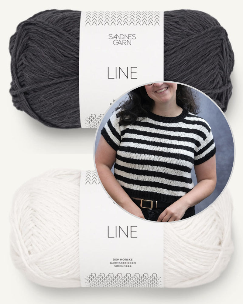 Rebecca Clow Lusk Shirt mit Line von Sandnes Garn 8