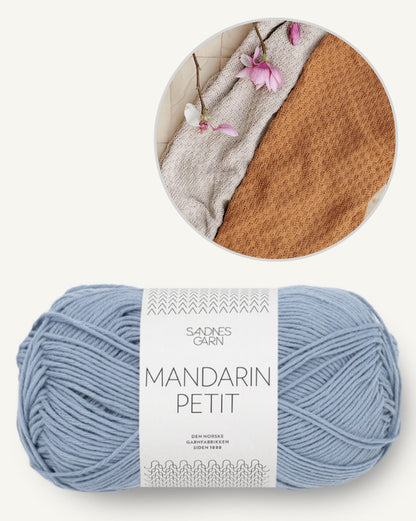 Couverture bébé Rillchen - avec tutoriel gratuit | légère et confortable en Mandarin Petit de Sandnes Garn