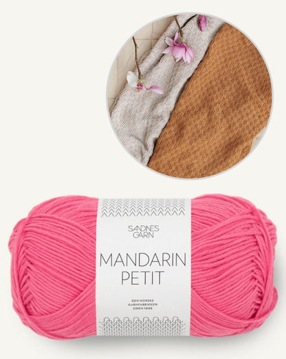 Couverture bébé Rillchen - avec tutoriel gratuit | légère et confortable en Mandarin Petit de Sandnes Garn