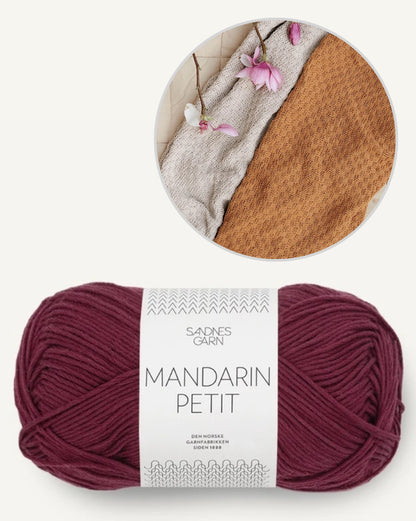 Couverture bébé Rillchen - avec tutoriel gratuit | légère et confortable en Mandarin Petit de Sandnes Garn