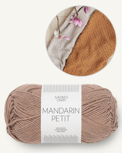 Couverture bébé Rillchen - avec tutoriel gratuit | légère et confortable en Mandarin Petit de Sandnes Garn