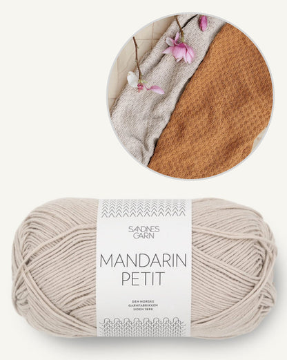 Couverture bébé Rillchen - avec tutoriel gratuit | légère et confortable en Mandarin Petit de Sandnes Garn