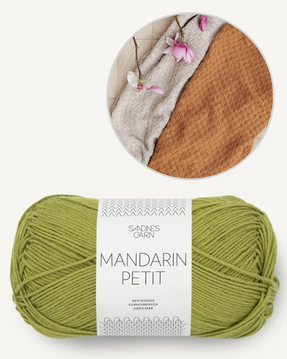 Couverture bébé Rillchen - avec tutoriel gratuit | légère et confortable en Mandarin Petit de Sandnes Garn