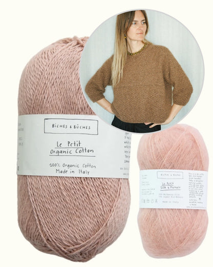 River Jumper Cotton Edition | super pull d'été en Le Petit Organic Cotton et Le Petit Silk Mohair de Biches & Bûches