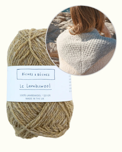 River šalle | brīnišķīgs mazs lakats no Biches & Bûches Le Lambswool dzijas