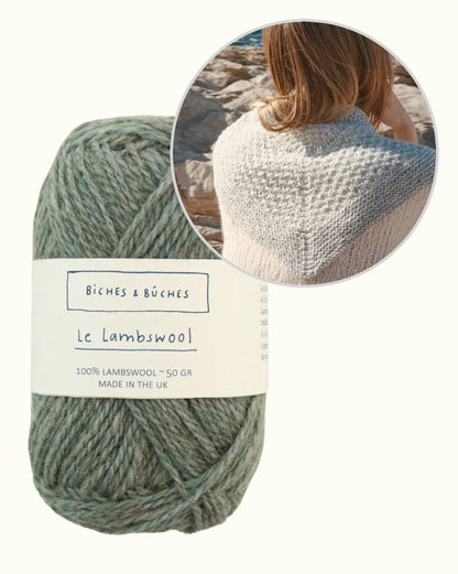 River šalle | brīnišķīgs mazs lakats no Biches & Bûches Le Lambswool dzijas