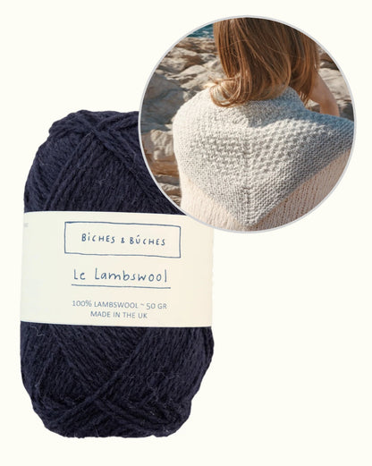 River šalle | brīnišķīgs mazs lakats no Biches & Bûches Le Lambswool dzijas