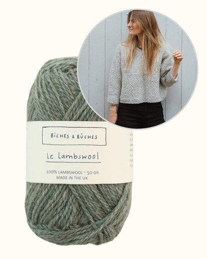River Jumper Lambswool Edition | fint mönster och boxig passform från Biches & Bûches