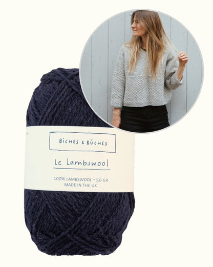 River Jumper Lambswool Edition | fint mönster och boxig passform från Biches & Bûches
