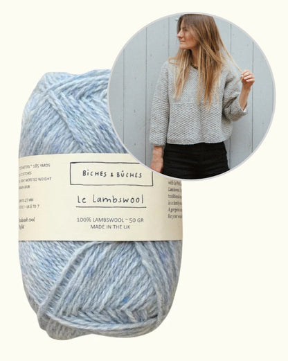 River Jumper Lambswool Edition | fint mönster och boxig passform från Biches & Bûches