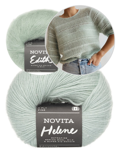 Blouse Roni | rayures délicates d'Edith et Helene de Novita