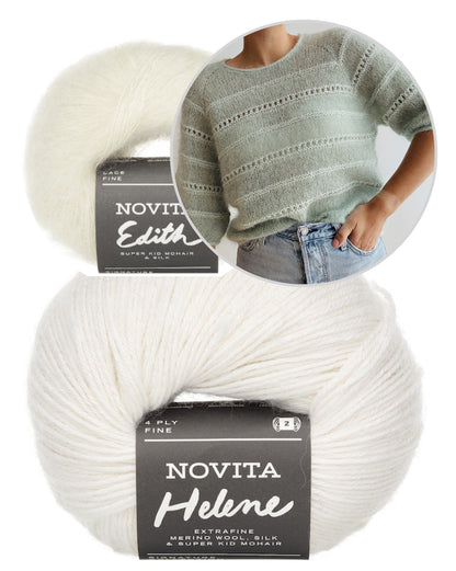 Blouse Roni | rayures délicates d'Edith et Helene de Novita